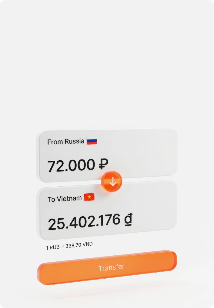 Regularly transfer funds between countries